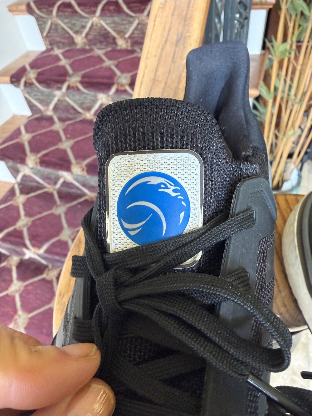 NASA x ADIDAS ultra boost 20 core Black running shoe good condition 8.5 - Picture 6 of 14